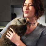 Chyler Leigh Instagram - #fbf 🐾 Yup, you'd make this face too if you got to hold a sweet, fluffy, squishy, ridiculously adorable baby otter. What can I say, he's a ladies man.... uh I mean... otter?? #supergirl #superbabyotter