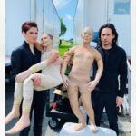 Chyler Leigh Instagram - @jesse_rath & I with the ultimate #yikes faces... #NeverCallThemDummies