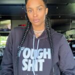 Ciara Instagram - Trying to lose 70lbs post baby, prepare for a show and tour while breastfeeding, and running my businesses…Shout out to all my mammas out there gettin in, I see you! ToughSh$t. #MambaMentality🐍