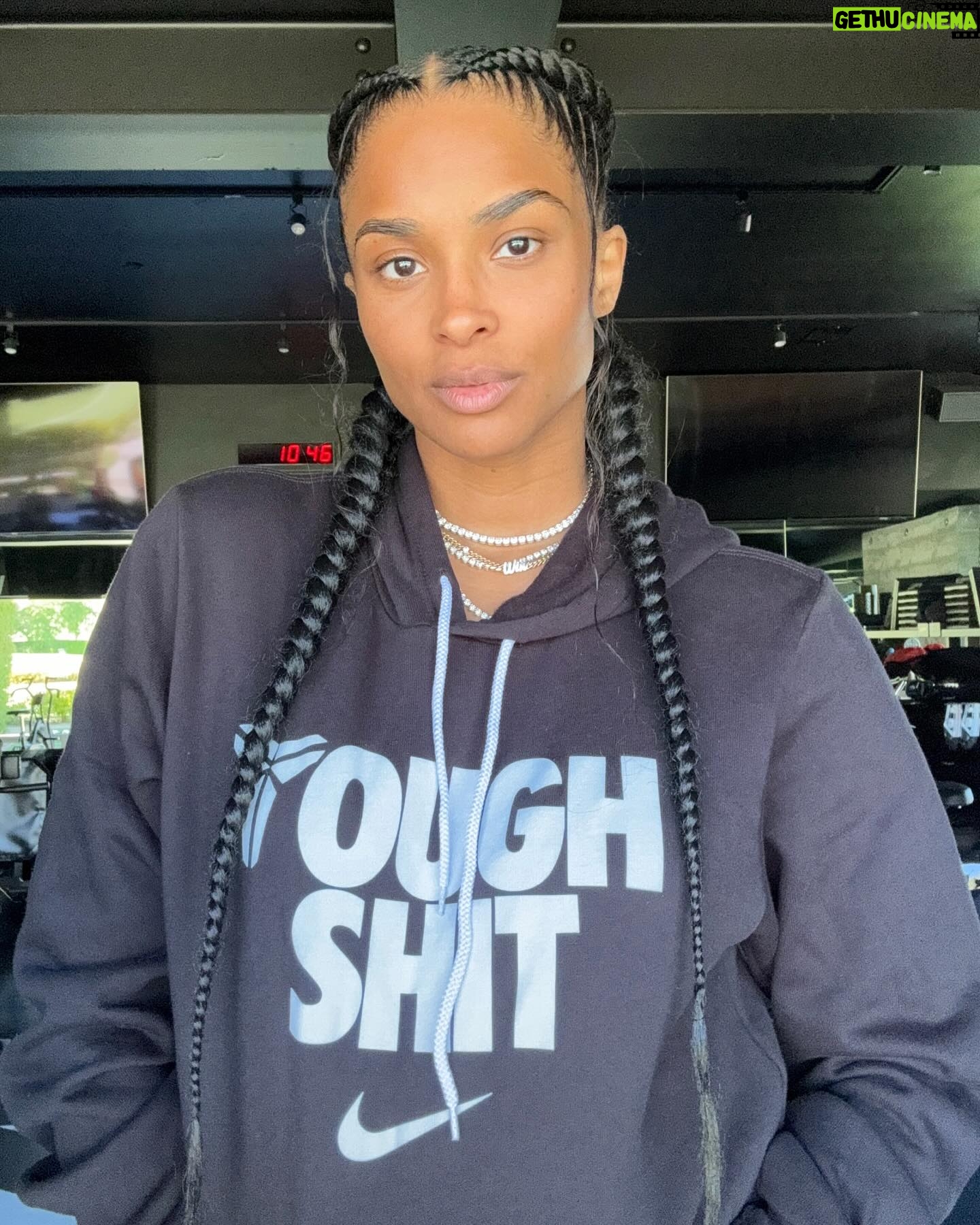 Ciara Instagram - Trying to lose 70lbs post baby, prepare for a show and tour while breastfeeding, and running my businesses…Shout out to all my mammas out there gettin in, I see you! ToughSh$t. #MambaMentality🐍