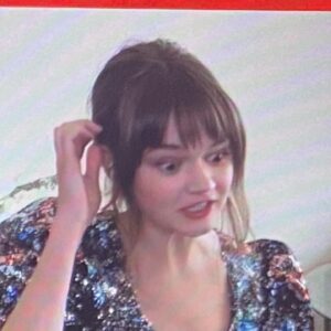 Ciara Bravo Instagram - Can’t believe Cherry is finally here. I can’t express to you how proud I am of this movie and every single person involved. I wish I had better behind the scenes photos but all I can offer you is this picture of me on the winning end of Cherry’s anus. 
I hope you have an ounce of the joy watching it that we had making it. 
Thank you to @therussobrothers and the rest of this gorgeous cast and crew for the experience of a lifetime. 🍒♥️
#Cherry
#emilyvibesonly 
@appletv