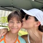 Cindy Sirinya Bishop Instagram - Soccer Mom on duty! So proud of my little guy and his team today for bringing home the first trophy of the football season! The @wellingtoncollegebangkok team played their best so far (no easy feat in this heat!) Well deserved win! 🏆 Meanwhile this mama is staying hydrated and fresh with @theayalife sparkling turmeric drink. Highly recommended for natural energy boost and a little bit of sunshine every day ☀️ #soccermom #momlife #cheersquad #mylittleguy #football #wcib #footballtournament #champions #hydrate #turmeric