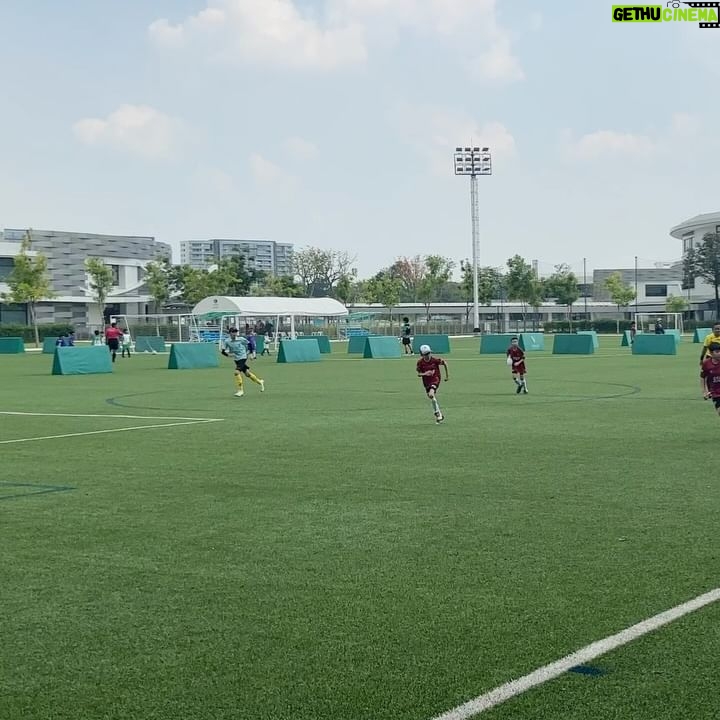 Cindy Sirinya Bishop Instagram - Soccer Mom on duty! So proud of my little guy and his team today for bringing home the first trophy of the football season! The @wellingtoncollegebangkok team played their best so far (no easy feat in this heat!) Well deserved win! π Meanwhile this mama is staying hydrated and fresh with @theayalife sparkling turmeric drink. Highly recommended for natural energy boost and a little bit of sunshine every day βοΈ #soccermom #momlife #cheersquad #mylittleguy #football #wcib #footballtournament #champions #hydrate #turmeric