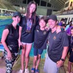 Cindy Sirinya Bishop Instagram - It’s official. We are a swim family.😅🏊🏼‍♀️🏊🏼‍♂️💪🏼 For those of you who know what it’s like, you know what I’m talking about… the long long days, the getting up at the crack of dawn, the going on way too little sleep, the losing our voices from screaming poolside, the never ending drying off, changing into ridiculously expensive carbon fiber racing suits with special gloves and aprons because God forbid you accidentally tear the fabric, the drying off again, the detangling sprays, the finding of lost water bottles, and flip flops and goggles, the elation of getting a PB or a medal, the tears and frustration of not, the sinus infections, ear infections, the stuffy noses, or head bumps from hitting the wall, the checking checking checking & rechecking of times on Splash Me and Meet Mobile, the sheer amount of food and snacks and protein bars and electrolytes and coffee, did I mention coffee? needed to sustain all of us, the power banks to power our phones in order to capture all the VDO clips of every race plus endless doom scrolling on social media in between and for Roblox of course, the pillows and blankets and fold up chairs and sleeping mats and ice chests and trips to 7 eleven, the warm ups and cool downs and EVERYTHING in between. It’s all worth it. Too see those proud smiles and raised thumbs and even the snot and hot tears….. it’s all worth it. ❤️ This was Martin’s Cup Swimming Championship 2024. Aiden gots PBs in nearly every event and learned a lot about setting goals and dealing with expectations. He’s really coming along and we are so so proud. And Leila took home: 🥇50m breast 🥇200m breast 🥈50m butterfly 🥈100m breast 🥈400m IM 🥉200m IM 🥉100m butterfly 🥉200m free & another 🥇🥈 for team relays Putting her third overall in 15 year age group (although she just turned 14 less than 3 months ago 😅) A testament to her hard work and dedication. Thank you also to Coach @goddard_james and @wcibswim 💪🏼💪🏼💪🏼 We are all over the moon with her progress so far. NEXT STOP: THAILAND NATIONALS BABY!! #proudmama #swimming #swimmom #SwimDad #leilabeila #aidenrockstar #martinscup2024 #thailandswimming #tsa #wcibswim