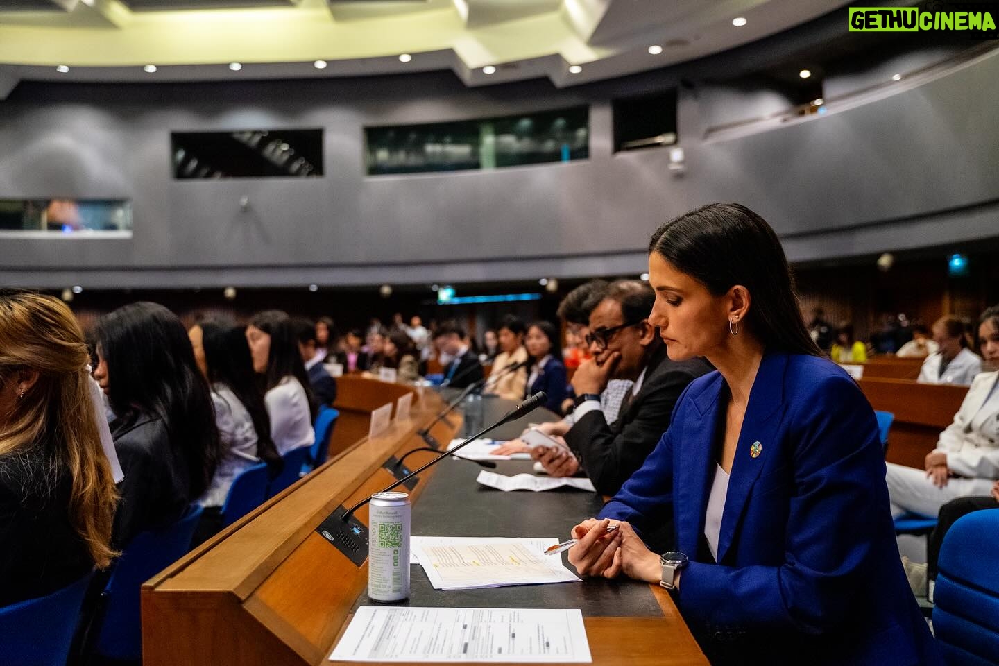 Cindy Sirinya Bishop Instagram - It was my great pleasure and honor to MC the Regional UN Women Asia and the Pacific @unwomenasia Commemoration of International Women’s Day 2024 yesterday at United Nations ESCAP @unitednationsescap attended by distinguished Ambassadors, representatives of ESCAP member states, civil society organizations as well as our Youth Ambassadors for a Day. I also moderated a panel on how we can “Invest in Women: Accelerate Progress” a much needed dialogue on how we can all further and support the economic empowerment of women and girls through access to financing mechanisms, addressing the issues of gender pay gap and unpaid care work, to learning the skills needed for green jobs of the future and support for feminist change-makers in every level of society. Thank you to all the onsite participants, especially our inspired and passionate youth leaders who are leading the charge on creating change and to all the viewers who tuned in from around the globe. 🌎 UN Women @unwomen #iwd2024 #internationalwomensday #unwomen #investinwomen #inspireinclùsion #globalgoals #sdg5