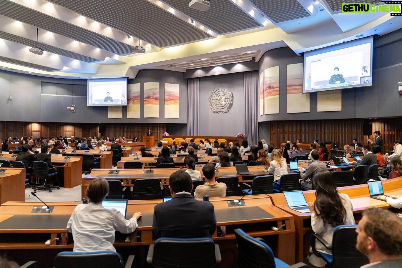 Cindy Sirinya Bishop Instagram - It was my great pleasure and honor to MC the Regional UN Women Asia and the Pacific @unwomenasia Commemoration of International Women’s Day 2024 yesterday at United Nations ESCAP @unitednationsescap attended by distinguished Ambassadors, representatives of ESCAP member states, civil society organizations as well as our Youth Ambassadors for a Day. I also moderated a panel on how we can “Invest in Women: Accelerate Progress” a much needed dialogue on how we can all further and support the economic empowerment of women and girls through access to financing mechanisms, addressing the issues of gender pay gap and unpaid care work, to learning the skills needed for green jobs of the future and support for feminist change-makers in every level of society. Thank you to all the onsite participants, especially our inspired and passionate youth leaders who are leading the charge on creating change and to all the viewers who tuned in from around the globe. 🌎 UN Women @unwomen #iwd2024 #internationalwomensday #unwomen #investinwomen #inspireinclùsion #globalgoals #sdg5