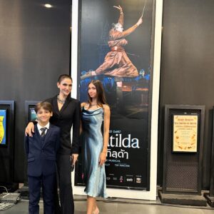 Cindy Sirinya Bishop Instagram - Incredible night at @matildathemusical Gala Premiere in Bangkok last night! What a performance! We were on the edge of our seats the entire show, gasping out loud with delight at the unbelievable talent of the cast, the stunning sets, costumes, and lighting for every act. Matilda has been a favorite character in our family for years, starting with the classic book by @roald_dahl, then the feature film and now for the first time in Bangkok, the live musical performance staged by @thersc 🎉🎉🎉 

Thank you especially to @rachadalai @tero_asia @livenationth for having us attend the red carpet gala last night. And to all the organizers and sponsors for bringing this spectacular production here. On until 3 March (15 shows) you don’t want to miss this!! Tickets start from 1000bht and available at @thaiticketmajor 🎉

#matildathemusical #matilda #musical #ratchadalai