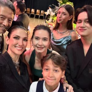 Cindy Sirinya Bishop Instagram - Incredible night at @matildathemusical Gala Premiere in Bangkok last night! What a performance! We were on the edge of our seats the entire show, gasping out loud with delight at the unbelievable talent of the cast, the stunning sets, costumes, and lighting for every act. Matilda has been a favorite character in our family for years, starting with the classic book by @roald_dahl, then the feature film and now for the first time in Bangkok, the live musical performance staged by @thersc 🎉🎉🎉 

Thank you especially to @rachadalai @tero_asia @livenationth for having us attend the red carpet gala last night. And to all the organizers and sponsors for bringing this spectacular production here. On until 3 March (15 shows) you don’t want to miss this!! Tickets start from 1000bht and available at @thaiticketmajor 🎉

#matildathemusical #matilda #musical #ratchadalai
