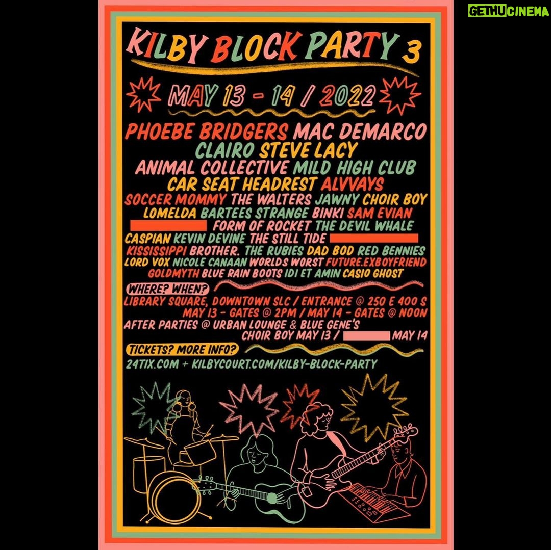 Clairo Instagram - @newportfolkfest @primaverasoundla @kilbyblockparty @forecastlefest @govballnyc @rockwerchterfestival 🥁