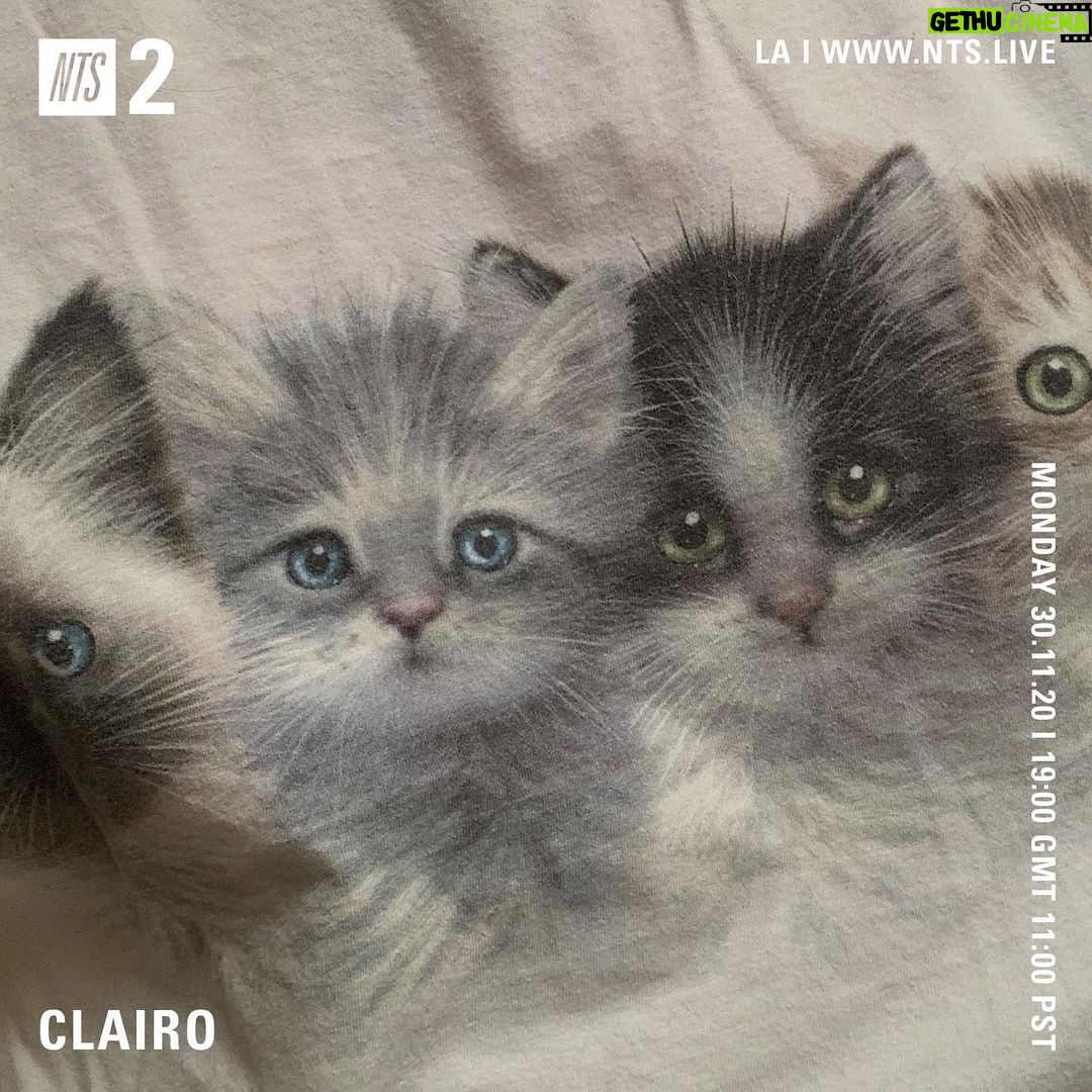Clairo Instagram - Live on @nts_radio tomorrow - episode 3 made up entirely of submissions 🔊 I went through all your demos, voice notes, sound effects etc and compiled some of my favorites into an hour long special 💙 11am PST/2pm EST