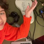 Clairo Instagram - here is a video that my legend bandmates made after gifting me an omnichord for my birthday last year. 🫂 come see us on tour in a couple months. we’ll be out with some incredible people 🎵😌
