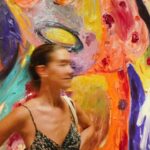 Clara Alonso Instagram – El color y el movimiento. 40 grados a la sombra y refugiarse en un museo fue una espectacular ideal.