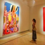 Clara Alonso Instagram – El color y el movimiento. 40 grados a la sombra y refugiarse en un museo fue una espectacular ideal.