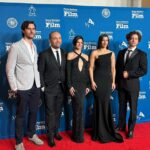 Clara Lago Instagram - Por fin ha llegado el día de presentar esta película que me ha traído cosas tan bonitas, entre ellas asistir al Festival de Cine De Santa Barbara por primera vez. Gracias a nuestros productores @andresrodzel @itspablolozano #caroldudley por este viaje maravilloso que espero sea el primero de muchos; a mis compañeros de reparto @nashlabogaert y @jacksonrathbone por hacer de esto el juego divertido que siempre debería ser; y por último, a nuestro capitán de barco @geoffreycowper por confiar tan ciegamente en mí desde el comienzo, por tu energía bonita y, sobre todo, por haber llegado a mi vida como director para quedarte como amigo ♥️ Ganas inmensas de compartir #booksanddrinks con tod@s vosotr@s. 📚🫶🏼🥂 Finally, the day has come to present this movie that has brought me so many great things, including coming to the Santa Barbara International Film Festival for the first time. Thanks to our producers @andresrodzel @itspablolozano and #caroldudley for this beautiful journey which i hope is the first of many; to my cast partners @nashlabogaert and @jacksonrathbone for making this game as fun to play as it should always be; and finally, to our captain @geoffreycowper for trusting me so blindly from the beggining, for your kind energy and, most of all, for entering my life as a director to stay in it as a friend. Really looking forward to sharing #booksanddrinks with you all.