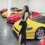 Clara Lee Instagram – Ferrari day with the one and only ferraricollectordavidlee