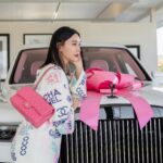 Clara Lee Instagram – My pink baby 💕 #rollsroycecullinan