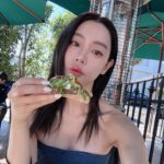 Clara Lee Instagram – #LA #BeverlyHills #CHANEL #Urthcaffe