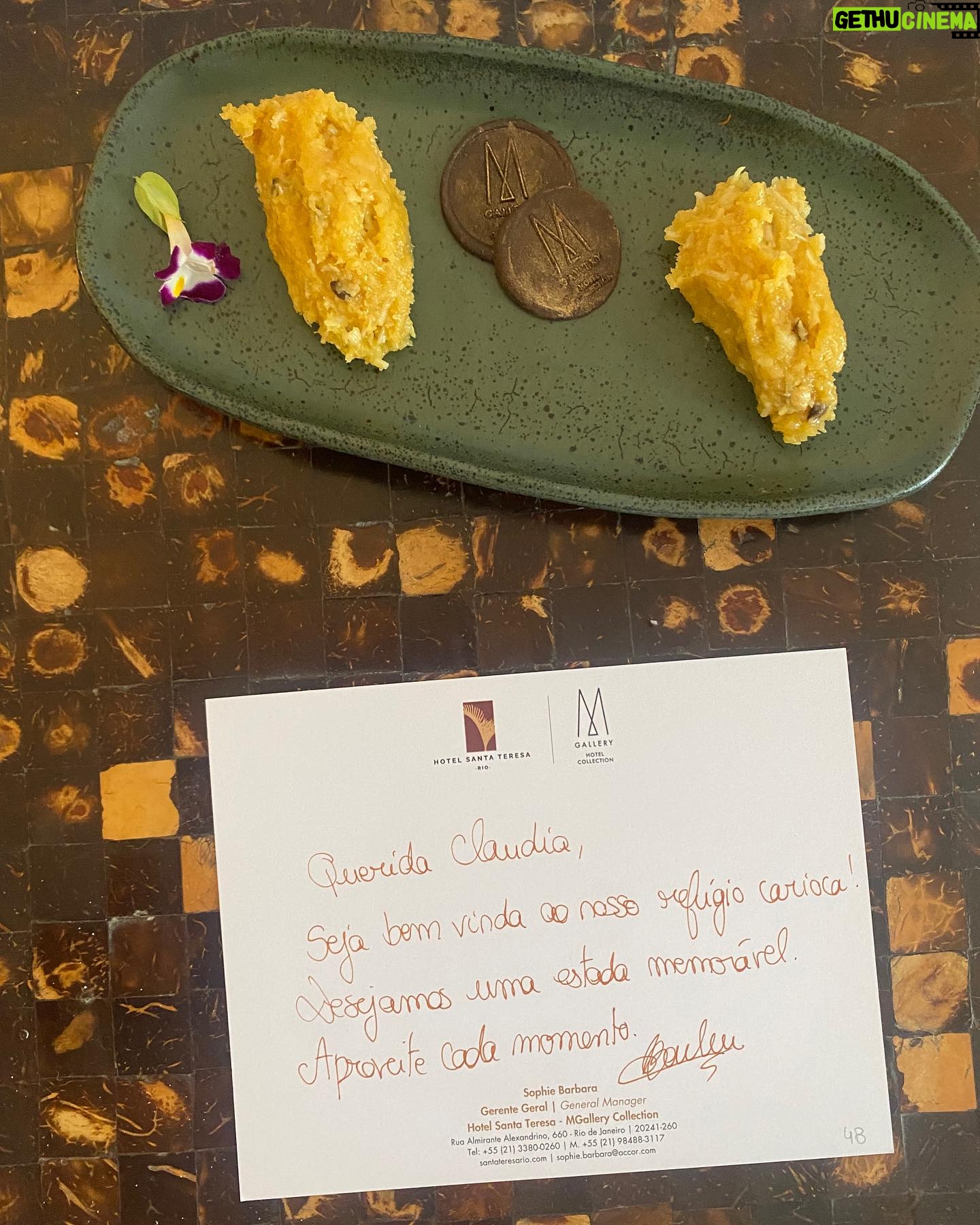 Claudia Ohana Instagram - STAYCATION: combinação de “stay” (ficar) e “vacation” (férias), ou seja, buscar experiências dentro da sua própria cidade. Assim tem sido os meus dias incríveis de retiro no hotel e spa @santateresamgallery. Dias de pausa e conexão comigo mesma! 💫