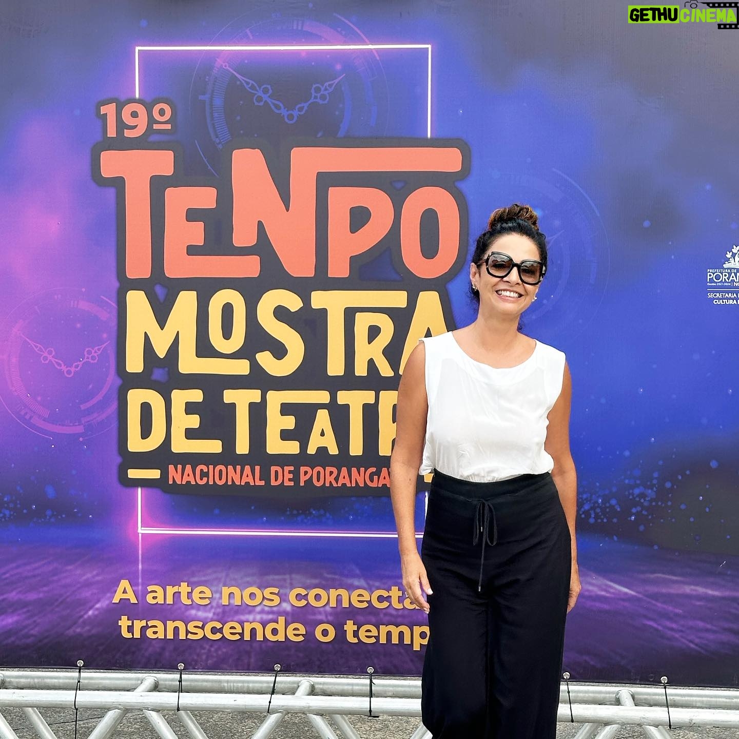 Claudia Ohana Instagram - 19º TeNpo - Mostra de Teatro Nacional de Porangatu. 🎭 Recebi o convite para ministrar a oficina de atores de uma das maiores mostras de artes ciências em Goiás e estou muito feliz de estar participando desse momento. @tenpo.secultgoias parabéns pelo evento, por toda cidade estar pulsando arte, por estar construindo e criando novos artistas, atores e diretores. Viva a arte! 👏