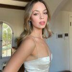 Claudia Sulewski Instagram - glam appreciation post 🦢 gluing false eyelashes on will never not be the most stressful 10 minutes of getting ready