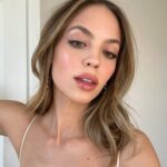 Claudia Sulewski Instagram - glam appreciation post 🦢 gluing false eyelashes on will never not be the most stressful 10 minutes of getting ready