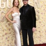Claudia Sulewski Instagram - golden globes🤍✨✨ styled by @jaredellner wearing @bevza & @martinkatzjewels