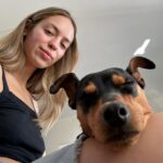 Claudia Sulewski Instagram - then 3 became 4 🤎 meet mousse. this little man wasted no time charming his way into our hearts and most importantly peaches’🫀thank you @tailsofthecityrescue for being so thoughtful with your adoption process. over the last 3 weeks we’ve watched these two tug, tussle, chase, cuddle and share every cozy corner of our home together. it’s been the sweetest thing to witness. the little man is here to stay.