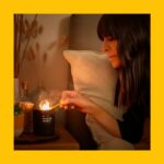 Claudia Winkleman Instagram - #ad I have new news. I made two candles with my best friend @cannaraycbd. They’re both mood enhancing, smell delicious and can make an excellent Christmas present. Power Down to relax, or Power Up to bounce up. Link in my bio for 20% off: CLAUDIACBD