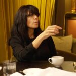 Claudia Winkleman Instagram - Had the pleasure of sitting down with one of my favourite humans @claudiawinkle for Spooning with Mark Wogan. It’s properly funny because she is! ❤️