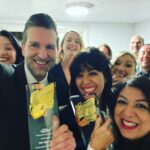Claudia Winkleman Instagram - Thank you thank you to the judges. Two @royaltelevisionsociety awards. We are incredibly grateful and ridiculously happy. @bbc @studiolambert