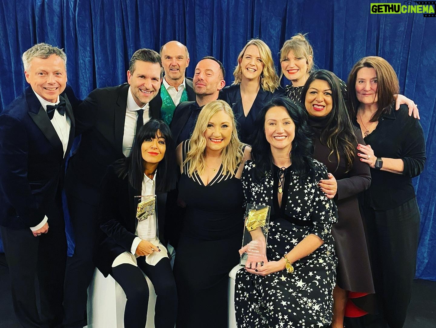 Claudia Winkleman Instagram - Thank you thank you to the judges. Two @royaltelevisionsociety awards. We are incredibly grateful and ridiculously happy. @bbc @studiolambert