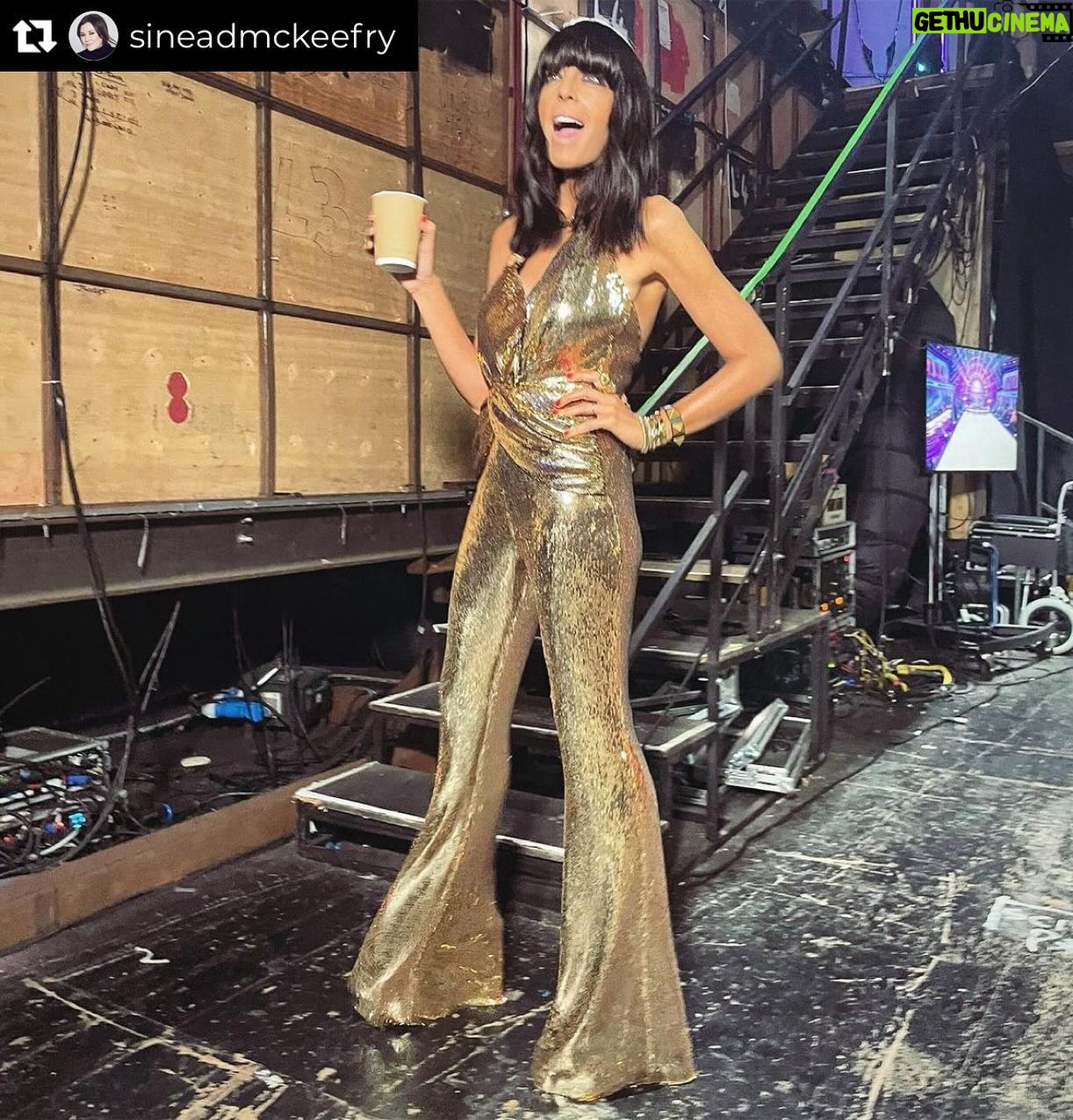 Claudia Winkleman Instagram - Repost from @sineadmckeefry • The Final 🌟 @bbcstrictly #strictly @claudiawinkle 💫💫💫 so much love for this series @debbiedannell @amyhair4 @aoifegibb @eponineindiana #teamsnooker 🎱🌟🎱🌟🎱💫💫💫💫💫