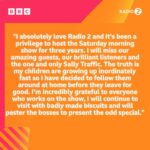 Claudia Winkleman Instagram - We have some news. Claudia Winkleman announced this morning live on Radio 2 that she has decided to step down from her Saturday show (10am-1pm). Claudia will present her last weekly programme on the station in March 2024. Thank you Claudia! 🧡