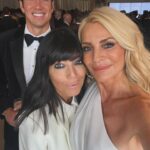 Claudia Winkleman Instagram - WE’RE SO HAPPY. Thank you @bafta for the most amazing night. @tessdaly @sarahjamesface @fitzy_nic @jasongilkison @bbcstudios