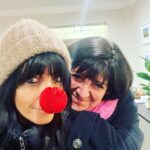 Claudia Winkleman Instagram - The best nose and the best girl. Get your excellent @comicrelief nose from @amazonuk or from the comic relief website. Red Nose Day ready.