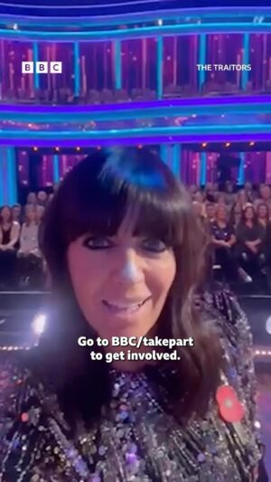Claudia Winkleman Instagram - Would your deception skills score a 10 from Craig? Think you’re up to the cha-cha-challenge? APPLY NOW for S3 of The Traitors if so ! 👉bbc.co.uk/takepart  #TheTraitors #iPlayer #Strictly