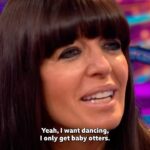 Claudia Winkleman Instagram - May a baby otter bless your feed today! 🦦 @claudiawinkle #Strictly #iPlayer #StrictlyComeDancing #ClaudiaWinkleman #Strictly2023 #BBCStrictly #Dancing