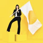 Claudia Winkleman Instagram - Hello. A small announcement (hence flag). Obsessed with @cannaraycbd and don’t go to bed without it. If you haven’t tried it yet, until the end of this month you can get 20% off with code CLAUDIACBD. You’ll love it. The boring stuff: The discount code is valid until the end of February and can be used on all products except 3 & 6-month bulk buys, kits and gift cards. Delicious. #ad #cbd