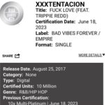 Cleopatra Bernard Instagram – Congratulations on going DIAMOND again JAH I marvel at your accomplishments, here’s to many more 💎 @trippieredd