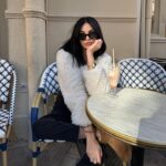 Cloé Cooper Instagram – Faux fur & hot chocolate season ❄️