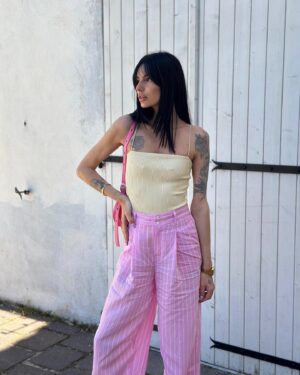 Cloé Cooper Instagram - Pink & Yellow is my new fav 💛🌸