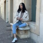 Cloé Cooper Instagram - Nude tones for city 🤍🤎 Vous validez le look ? 🫶🏼