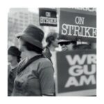 Cobie Smulders Instagram - The first two of these pictures were from the WGA strike in 2007. The last two are from the WGA and SAG/AFTRA strike happening now. Both on the FOX lot. Still looking for a fair deal. #sagaftrastrong @sagaftra