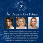 Cobie Smulders Instagram - Let’s all do what we can to protect our planet 🌍 Discover what Oceana Ambassadors like myself, @januaryjones and @acousteau are doing to help our fragile oceans   Tune in to the @oceana_canada tonight at 5:00P EST for a live chat with Holt Renfrew