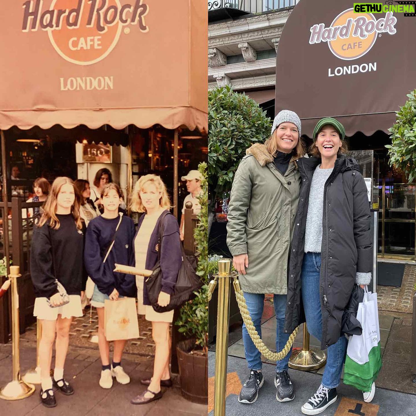 Cobie Smulders Instagram - It’s a Hard Rock life. 27 years later. #stillcoolsisters