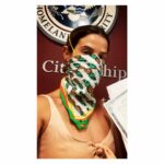 Cobie Smulders Instagram - After many hours in a Federal building double masked, lathering myself repeatedly in hand sanitizer and acing the first test I’ve taken since High School I am a Dual Citizen of 🇨🇦/🇺🇸 (Canada you will always be my first❤️). I have been living in the US for 16 years now working and paying taxes, making little humans, creating a family and making this Country my home. But I have been unable to Vote. I am excited to do so in this coming election in November. It is an opportunity that I will not waste and am grateful to have my Vote count when so many people who are working and living in this country as long or longer than I have are not able to. Please do not waste this chance to express your beliefs and have it be counted. Please do not think that your vote does not matter. It does. I am a Democrat and will be casting my first 🇺🇸 vote for Presidential nominee @joebiden and VP @kamalaharris VOTE❤️