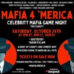 Cobie Smulders Instagram - You guys let’s hang!!! Join me for #Mafia4Merica, a virtual game of Mafia hosted by @tarzannoz, happening LIVE on Saturday, Oct. 24 on @loopedlive! Proceeds from this livestream charity event will support @whenweallvote, so grab a ticket now at events.loopedlive.com/mafia4merica. Direct link in my stories!