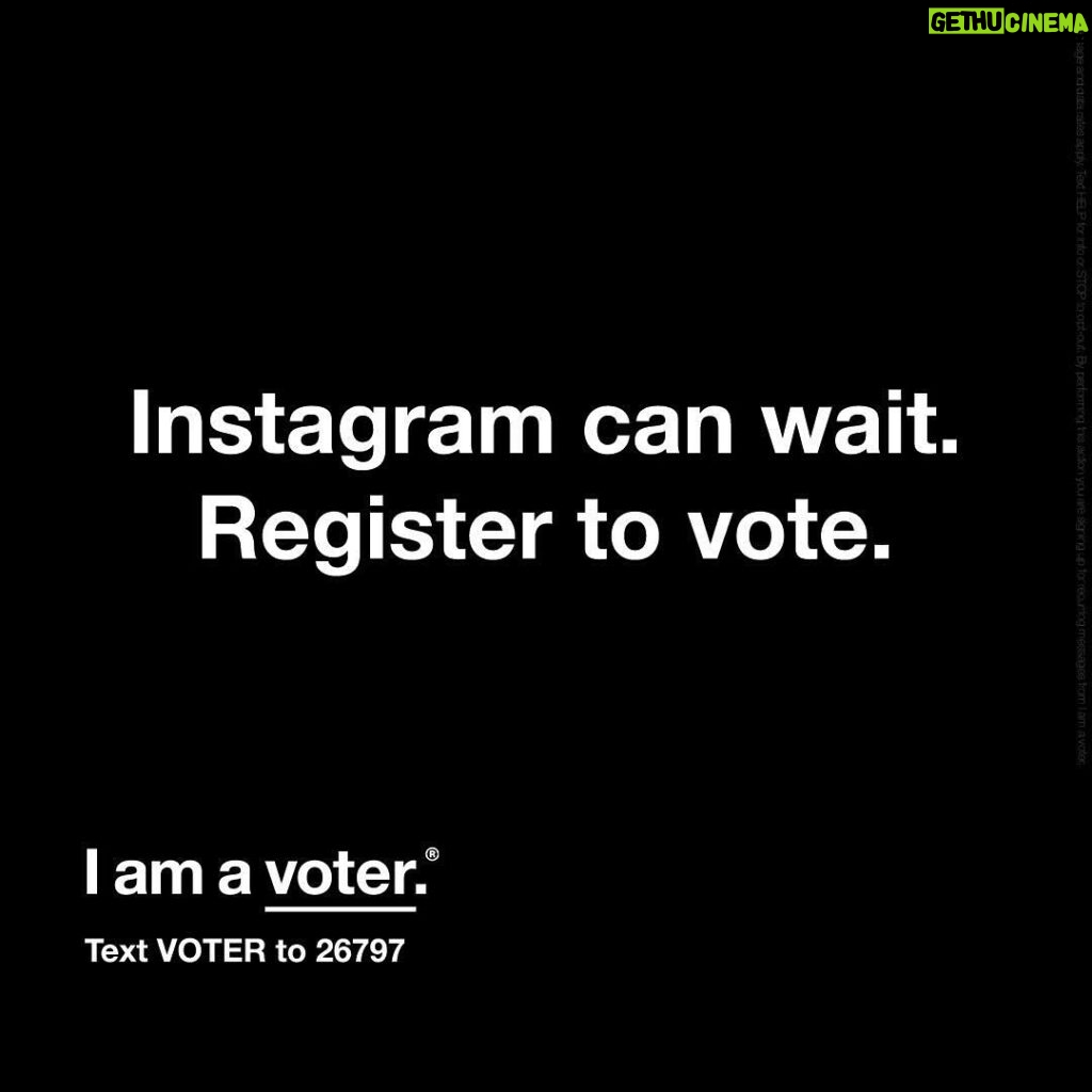 Cobie Smulders Instagram - Today on #NationalVoterRegistrationDay, text VOTER to 26797 to make sure you are registered to vote. If you are already registered, text to receive important election information. #iamavoter @iamavoter #iamavoter #nationalvoterregistrationday🇺🇸