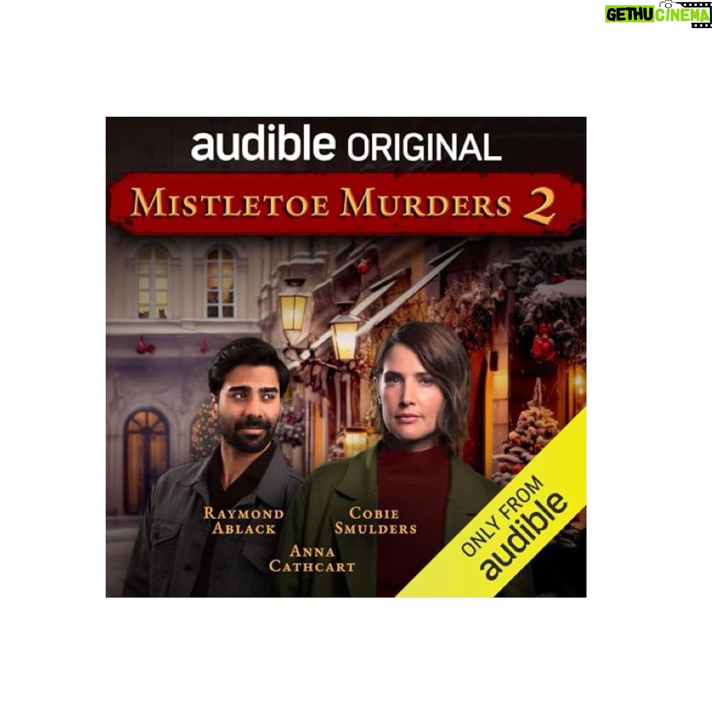 Cobie Smulders Instagram - Happy Holidays! Season 2 is available now on @audible_ca #MistletoeMurders2xAudible