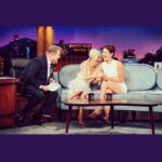 Cobie Smulders Instagram - What a night! I’m in love with this lewk and with @kchenoweth❤️#latelateshow Thanks be to.. @jostrettell @robertvetica @erinwalshnyc 👗: @davidkomalondon Earrings: @janedarensbourg Rings: @_katkim 👠: @louboutinworld